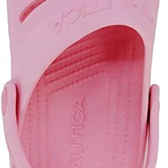 Nautica Pink Women's Clogs/Water Shoes Slip-On with Back Strap - Picture 4 of 5